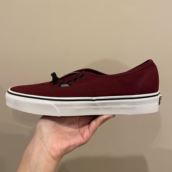 Red /Maroon Unisex Authentic Vans - Picture 2 of 7